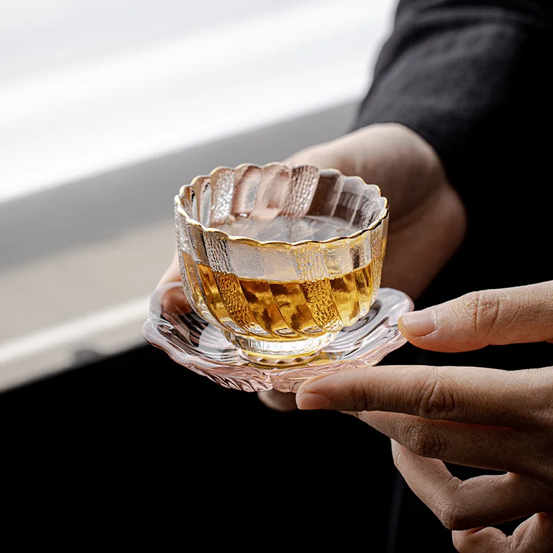 

Kung Fu Tea Set Master Cup Tea Bowl Cup Household Simple Thickened Transparent Tea Cup Heat-resistant Glass Small Teacup