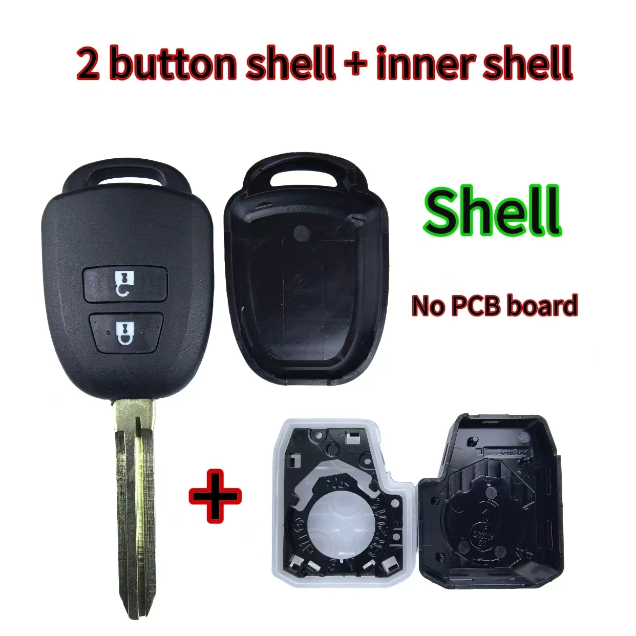 Jingxin FCC ID: B71TA 89070-0D580 433 MHz mit optionalen G/H/No-Chip-Fernbedienungen für Toyota Yaris Verso RAV4 2008-2015 Schlüssel/Gehäuse – Detail 14
