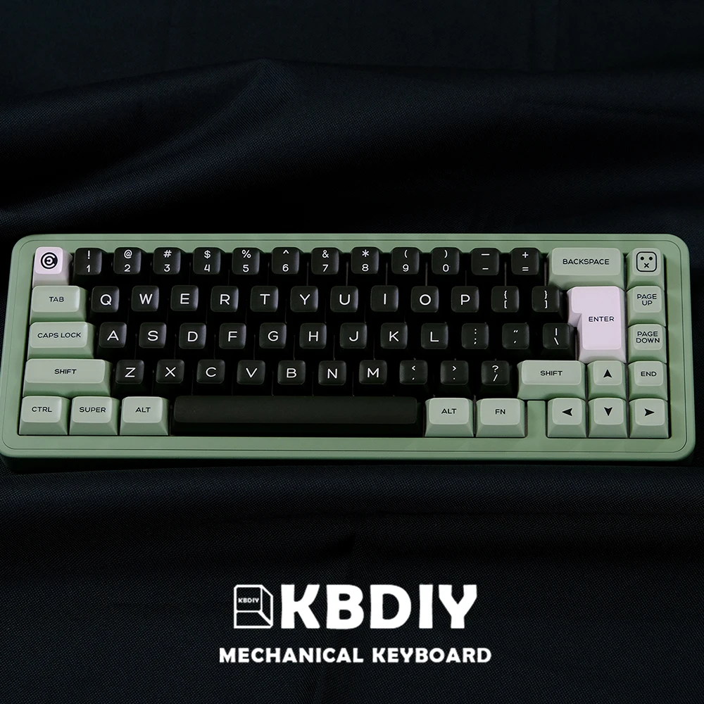 KBDiy 160 Keys/Set PBT Salon Keycap Mechanical Gaming Keyboard Keycaps SA Profile Double Shot DIY Custom ISO 7U Spacebar