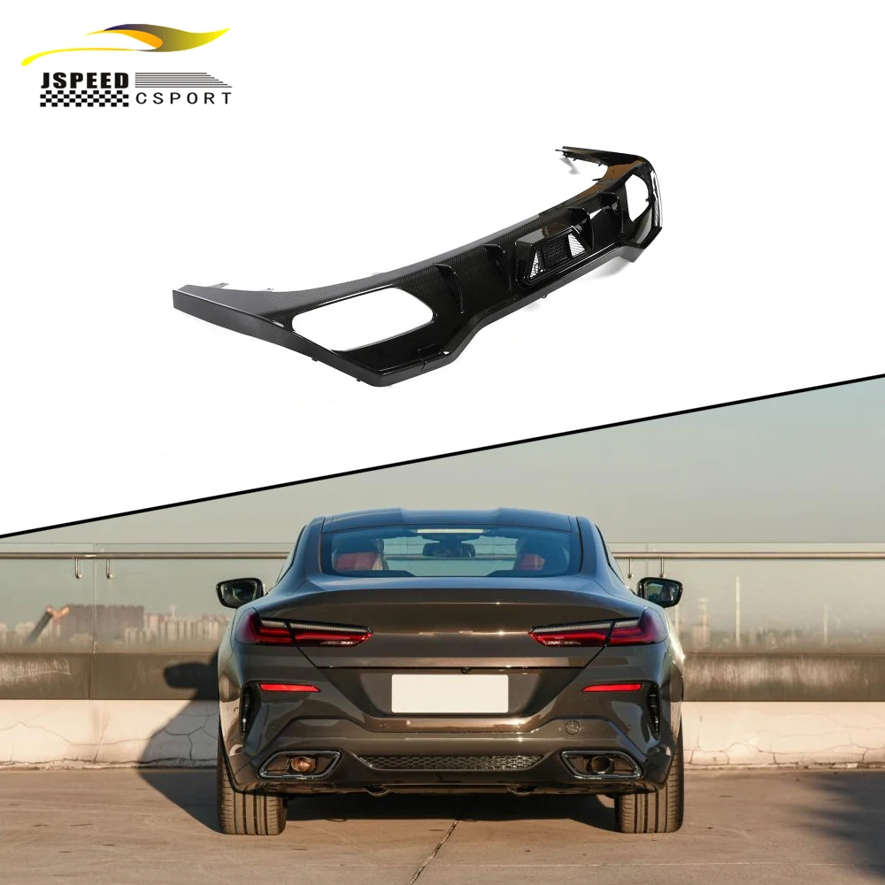 

Suitable for BMW 8 Series M850I X-DRIVE M-SPORT 2D 2018-2022 Carbon fiber G14 G15 rear diffuser