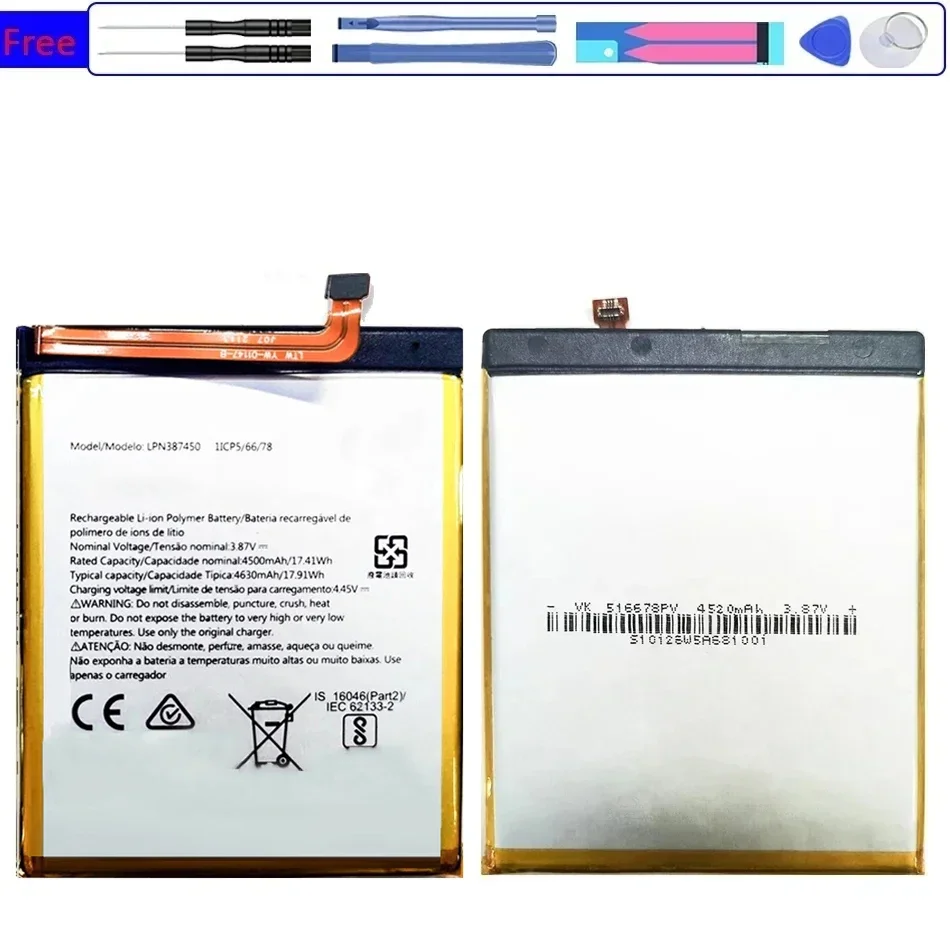 Replacement Battery LPN387450 For Nokia N910 XR20 X20 TA-1362 4630mAh