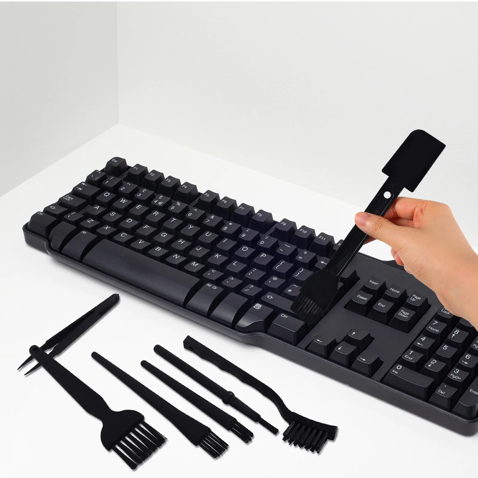 

7Pcs Anti Static Brushes Electronics Cleaning Kit Computer Keyboard Cleaner Laptop Debris Removal Tools Portable Lightweight