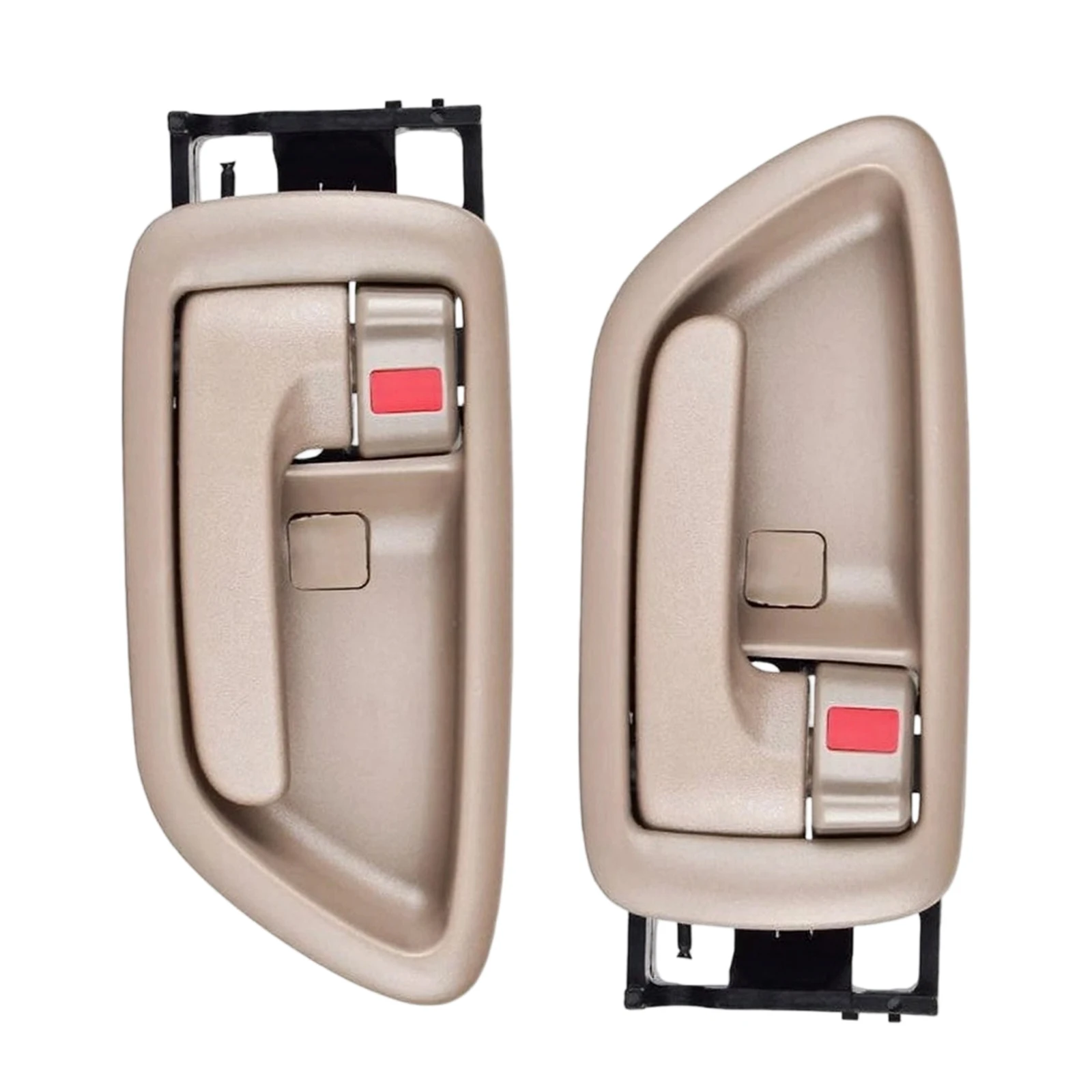 2PCS Beige Interior Door Handle Set for Toyota For Tundra (2000-2006) For Sequoia (2001-2007) Easy Installation