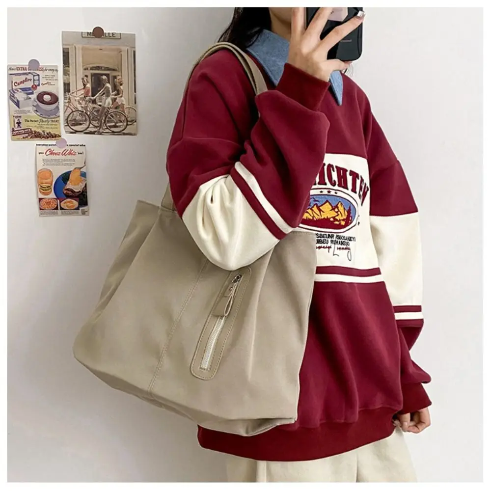 Nylon Shoulder Bag Fashion Cute Large Capacity Shopping Bag Portable Comfortable Tote Bag Girls