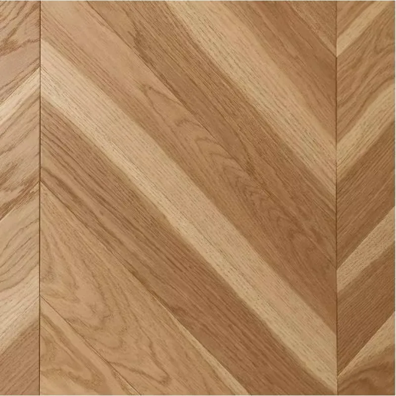 Customized size Herringbone European White Oak 3-layer Engineered Wood Flooring