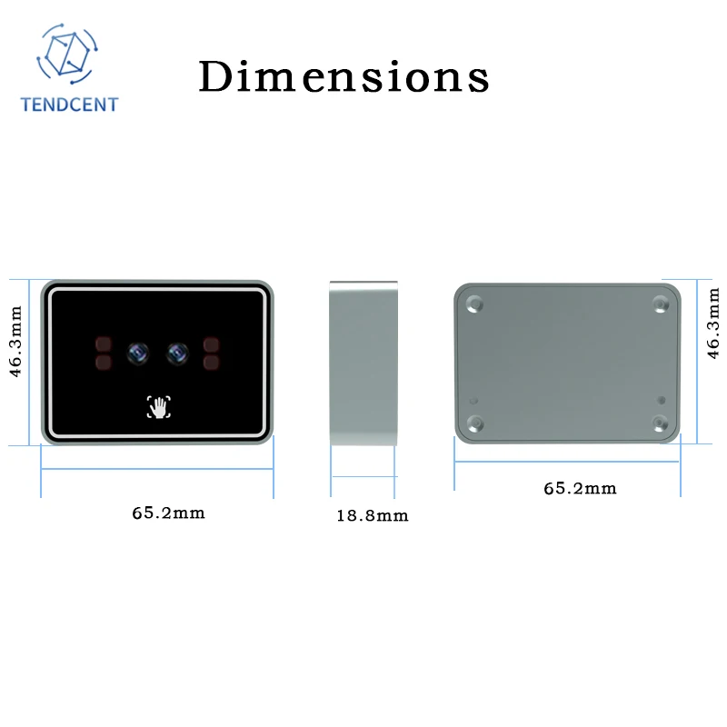 New Tendcent Palm Vein Recognition Module Binocular Access Control Palm Print Reader SDK Customizable Biometric Scanner Camera