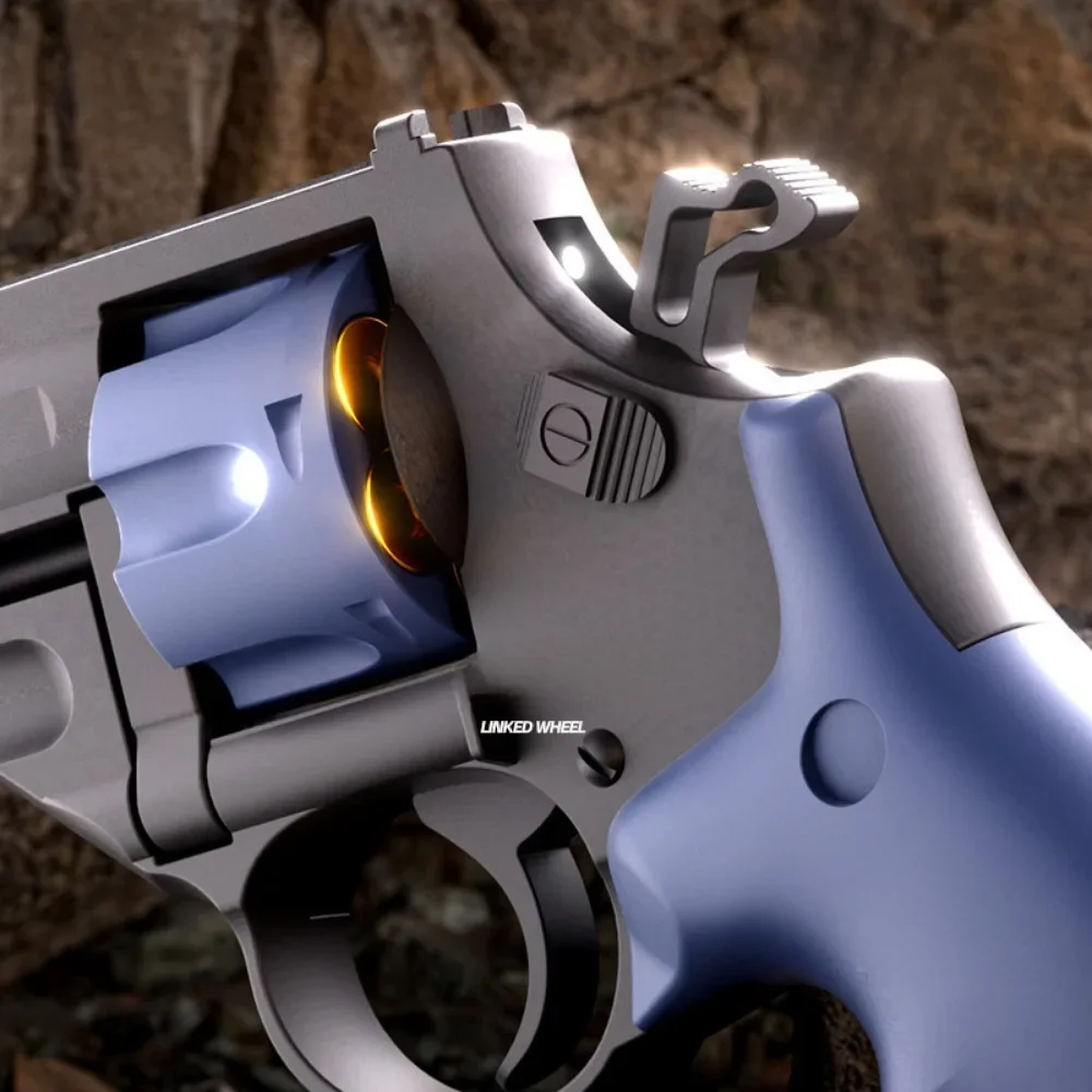 Pistole per revolver da 9 mm Pistola per lancio a fuoco continuo Pistola per proiettili morbidi Giocattolo SIG17 Lanciatore sospeso vuoto Regalo di Natale per ragazzi Adulti