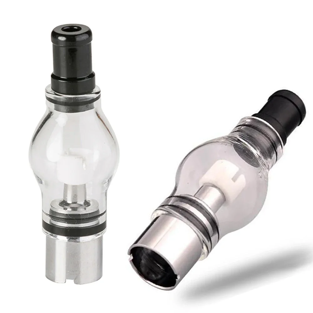 

5Pcs M6 WAX Atomizer Glass Globe Herbal Vaporizers 4ml Ceramic Coil Tank for Ego T Evod Battery