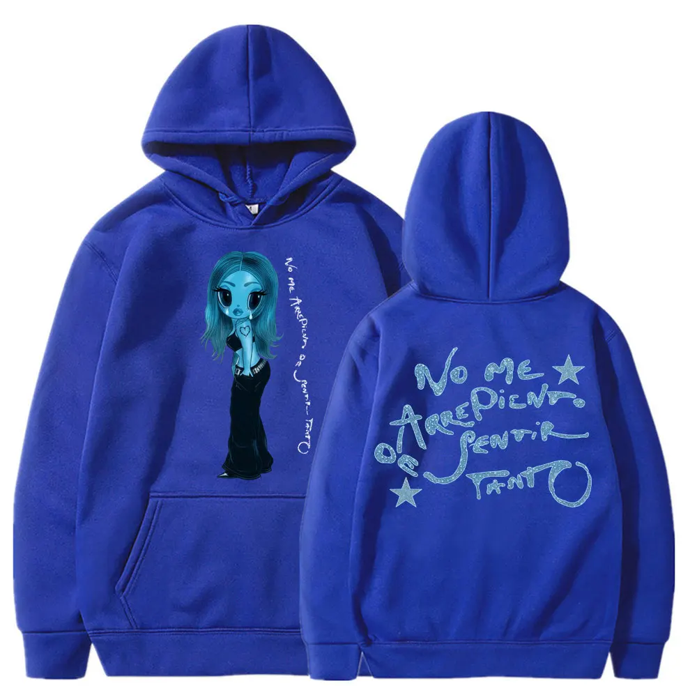 Karol G No Me Arrepiento De Sentir Tanto 2026 New Album Hoodies Music Lover Fashion Sportwear Men Women Fleece Loose Tracksuit