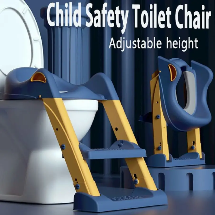 Potty Training Seat Children Potties Folding Baby Potty Infant With Adjustable Step Stools Ladder Urinal Kids Seat