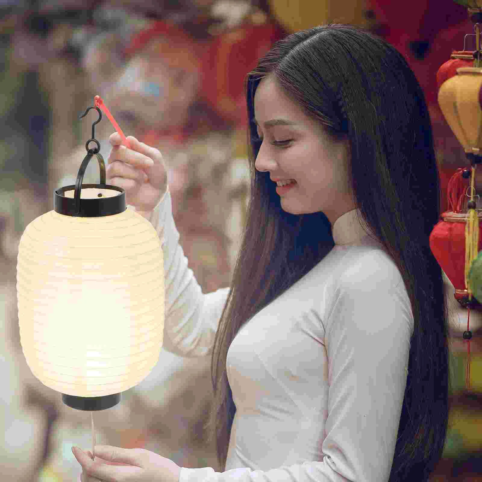 Winter Melon Lantern Decor Prop Night Stand Christmas Decorations Decorate Colored Lights Home Paper DIY Painting Lamp