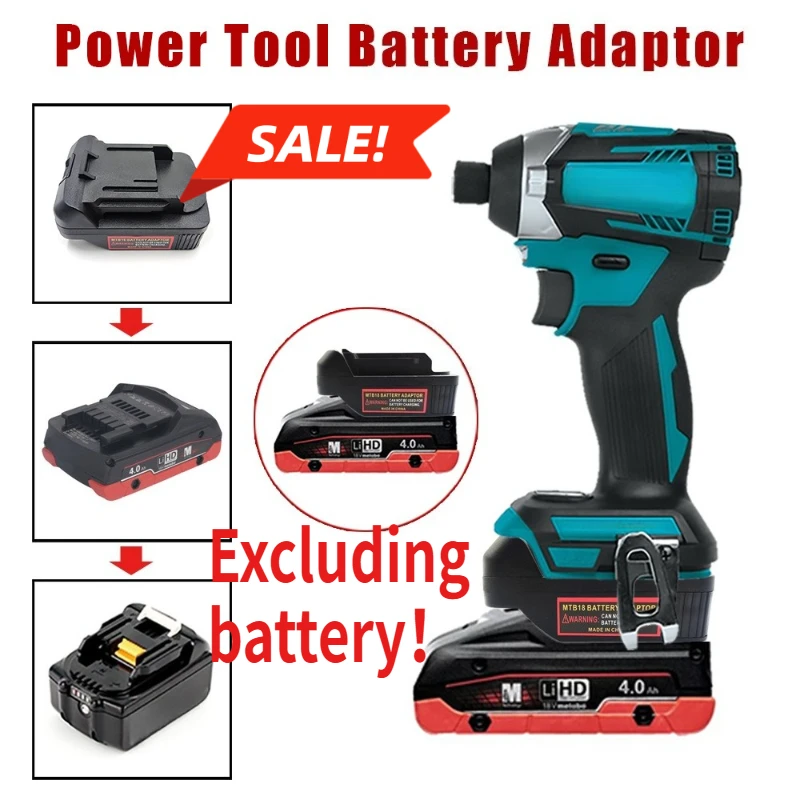 

Адаптер-конвертер для аккумуляторов Makita 18V (5 футов) для инструментов Dewalt 18V/20V