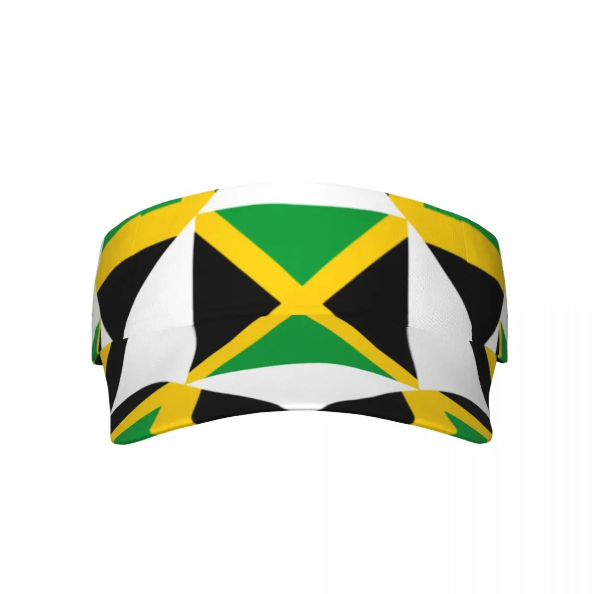 

Jamaica Flag Empty Top Visor Cap Women Sunscreen Hats Man Snapback Cap Adjustable For Running Tennis Golf Unisex