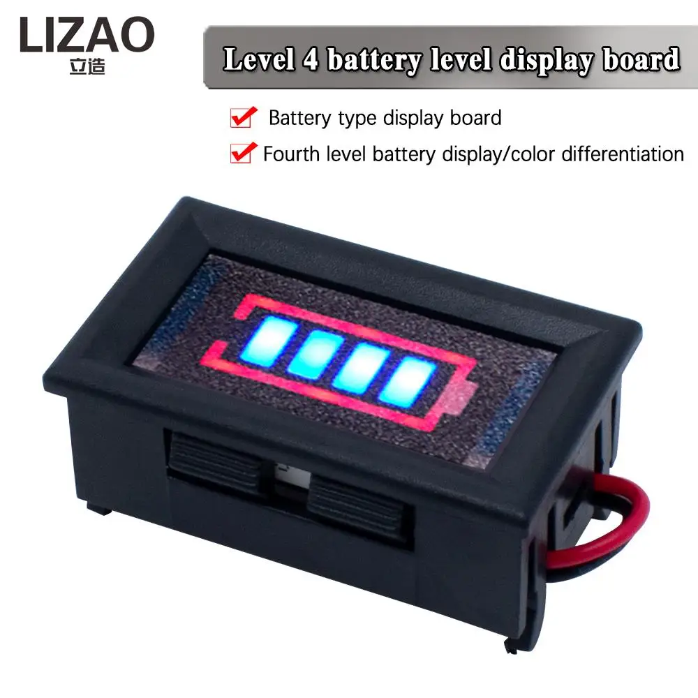 1S 2S 3S 4.2V 8.4V 12.6V 18650 Lithium Battery indicator board 4-60V Lead-acid 12V Automotive Battery Type Display Percentage