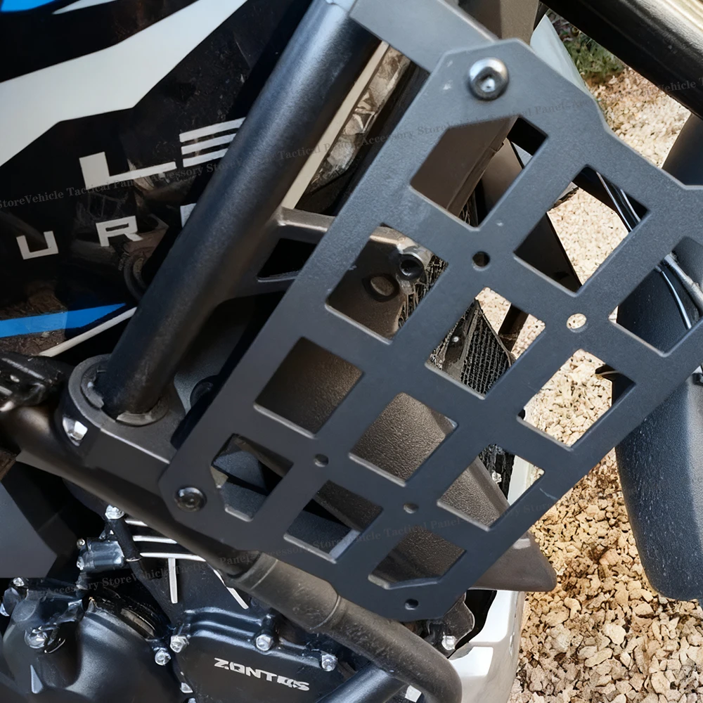 Motorcycle Bumper Molle Panel For Trunk Storage Aluminum Alloy Waterproof Tactical Molle Organizer Modular Storage