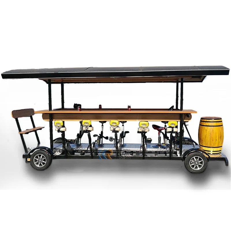 Mobile Bar Beer Bike Fast Food Trailer Mobile Street Ice Cream Food Trolley Cart Beer Food Beverage Vending Cart