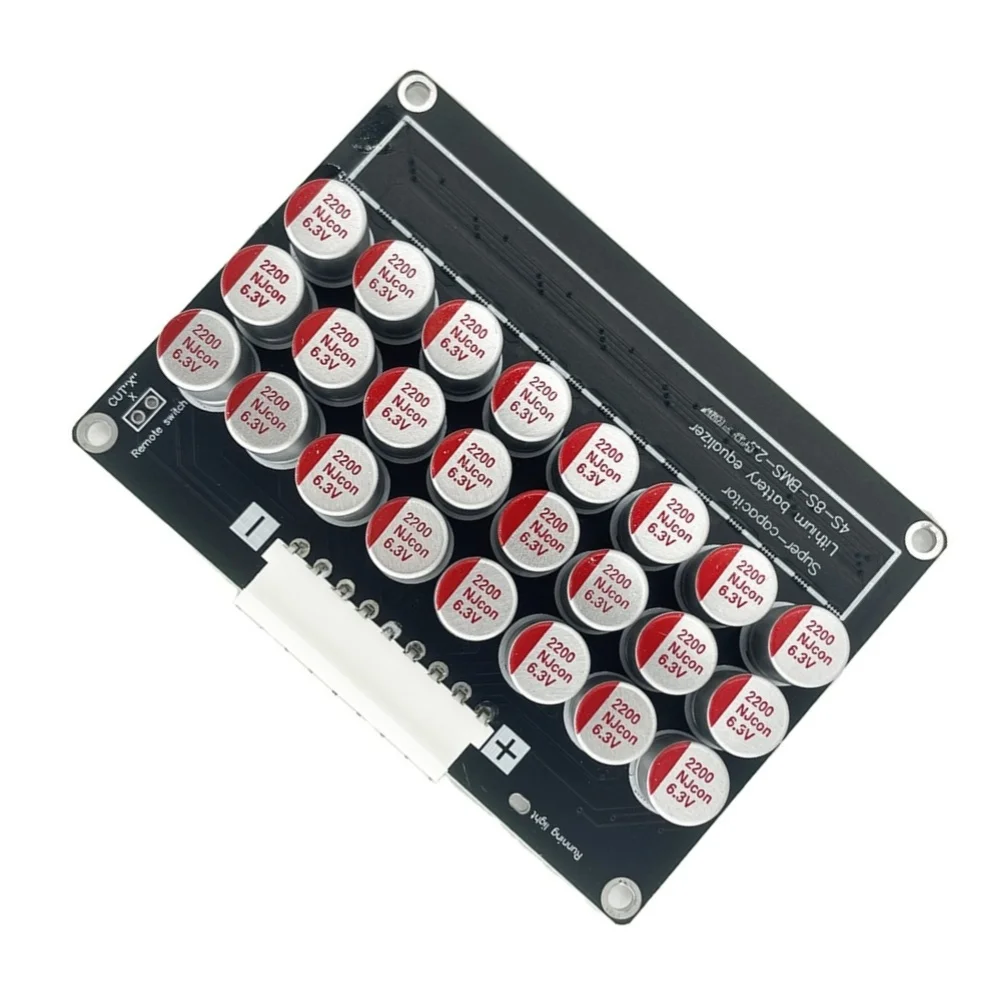 For lifepo4 Active Balancing Board with Capacitor-Based Energy Redistribution for Extended Cycle Life and Uniform Cell Charging