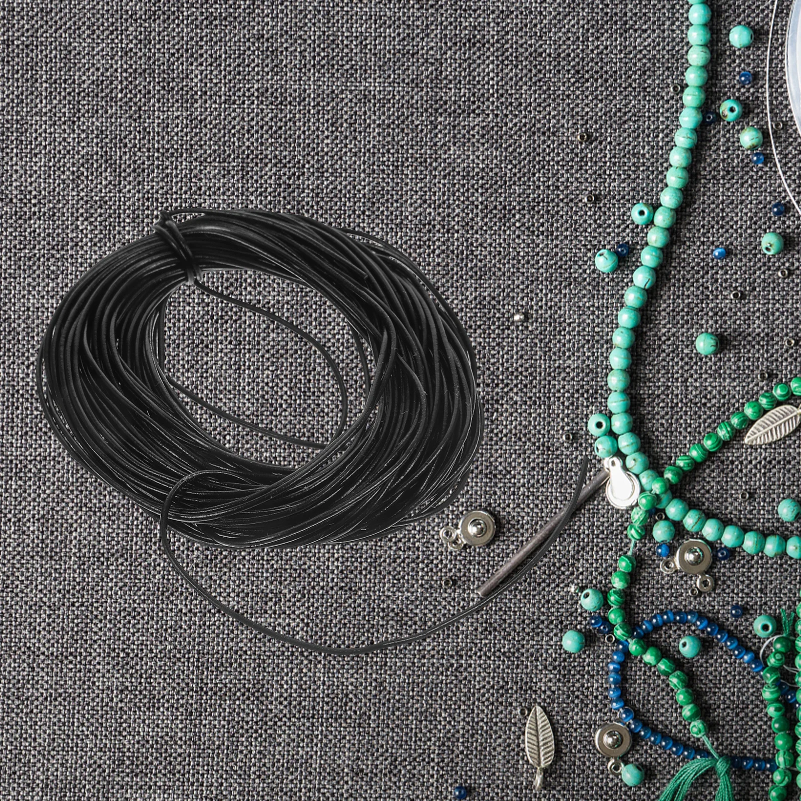 

1Mm Cowhide Rope DIY Cord High Quality Material for Jewelry Making Handicrafts Clothes Accessories Creative Crafting