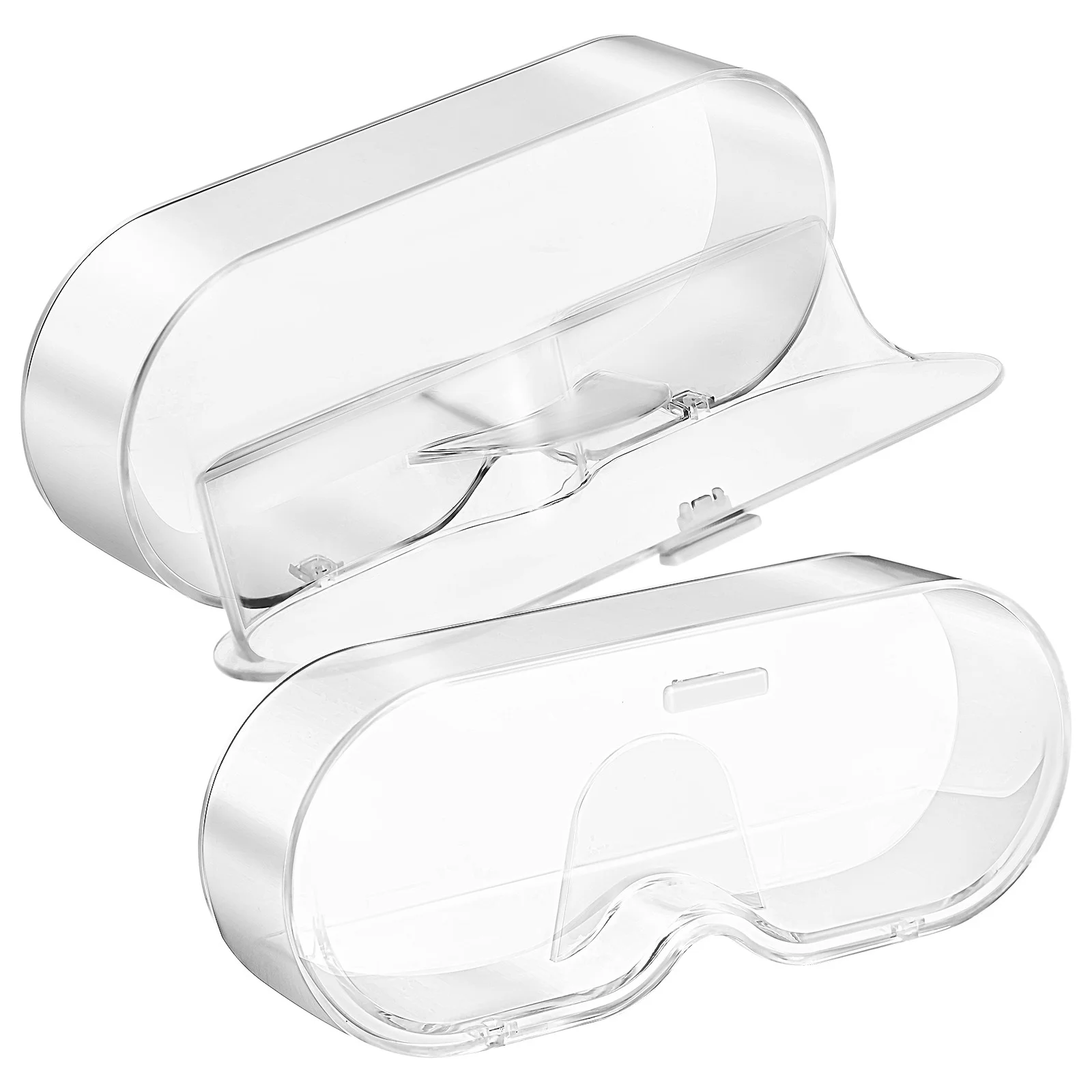 

2 pcs Glasses Storage Box Multifunctional Eyeglass Organizer Compact Portable Sunglasses Holder Sturdy Material For Home
