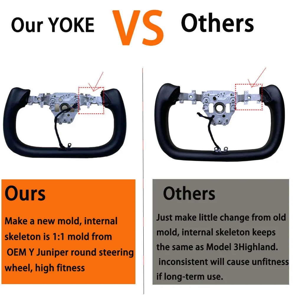 نابا الجلود ساخنة عجلة القيادة مقبض ل تسلا نموذج Y Juniper 2025 + شخصية سباق مخصص عجلة القيادة الملحقات