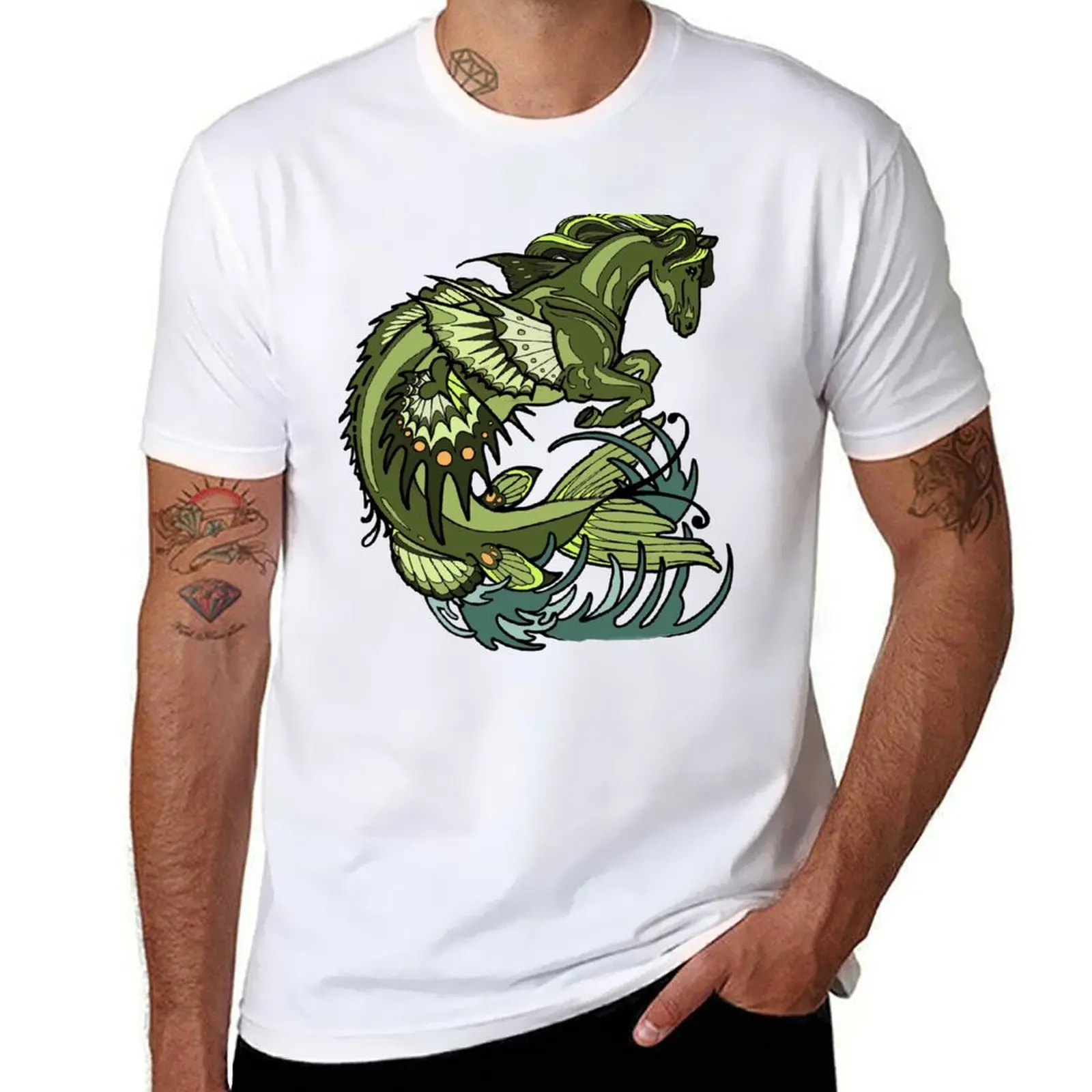 

selkie, kelpie. hippocampus, sea horse T-Shirt g man t shirts for men man t shirt graphic T-Shirt
