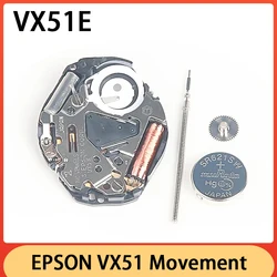 New Original Japan  VX5 VX51E Quartz Movement Three Hands Watches Movement Parts Parts Stable Quality With Battery