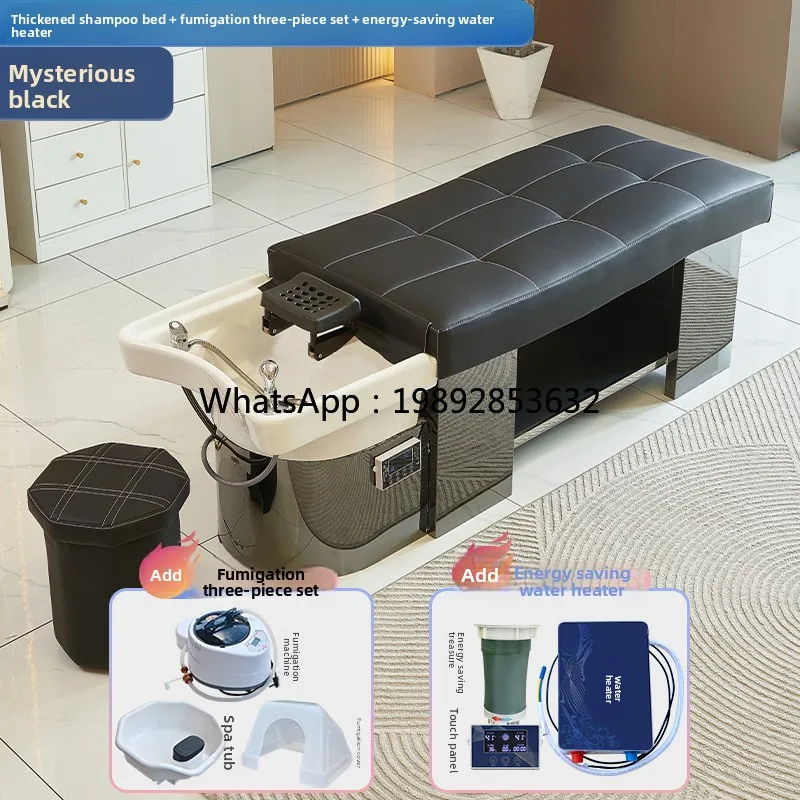 Barber Shop Shampoo Bed Fully Reclining Salon Special Thai Bed Shampoo Bed Hairdressing Constant Temperature