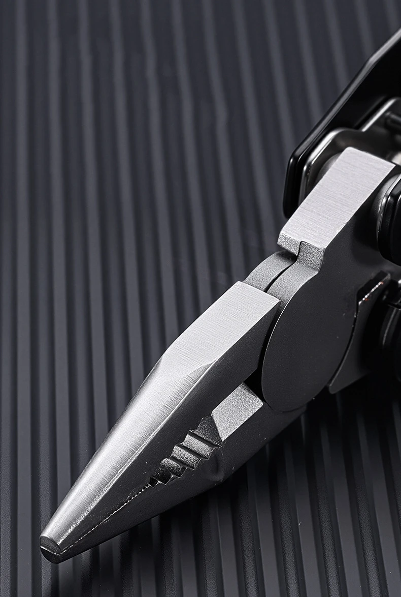 Tasche Mini Zange Messer Schraubendreher Klapp Kleine Multitool Opener Nagel Datei Präzision Zange Hand Werkzeuge Outdoor Notfall Werkzeug – Detail 5