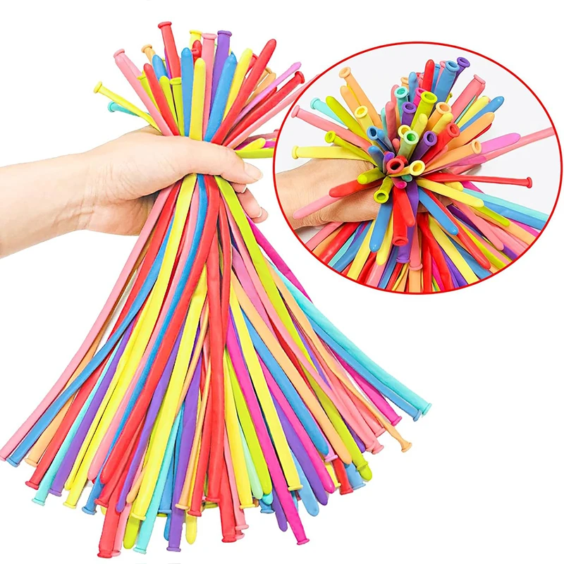50~200pcs Spiral Balloons Colo - Balloon Pump Hand review and price