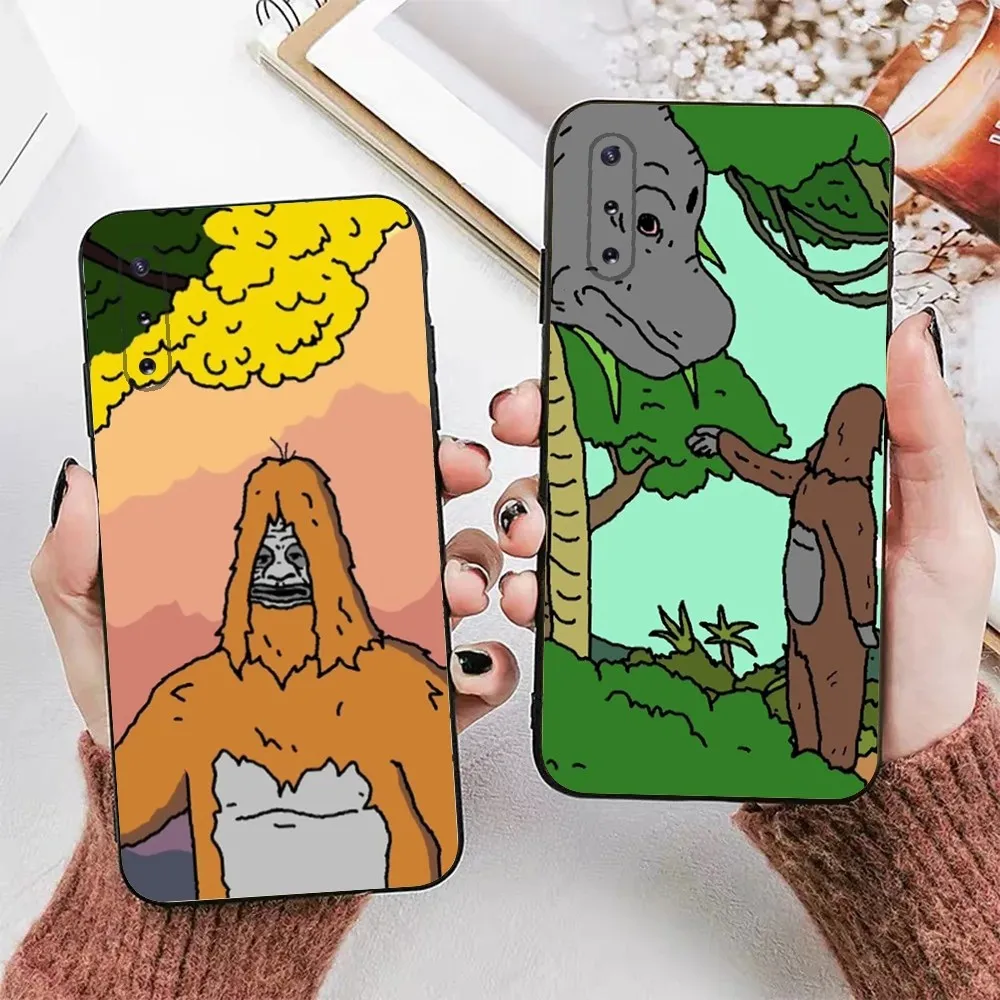 

The Big Lez Show Choomah Phone Case For Samsung Galaxy A13,A21s,A22,A31,A32,A52,A53,A71,A80,A91 Soft Black Phone Cover