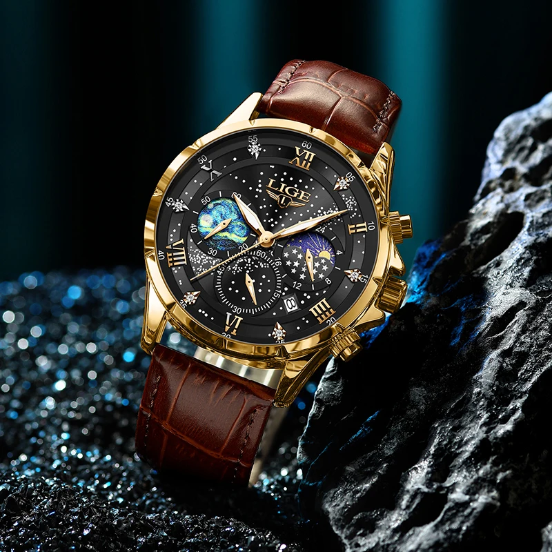 LIGE 2026 Top Luxury Brand Men - đánh giá và giá Smartwatch Army Watches For Men