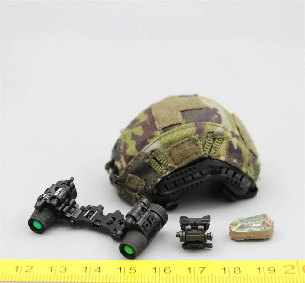 1/6 Soldierstory SS143 Asia Soldier Operation Unit Mini Toys Model Helmet Toys Night Vision Goggles Headgear Not Real For 12"