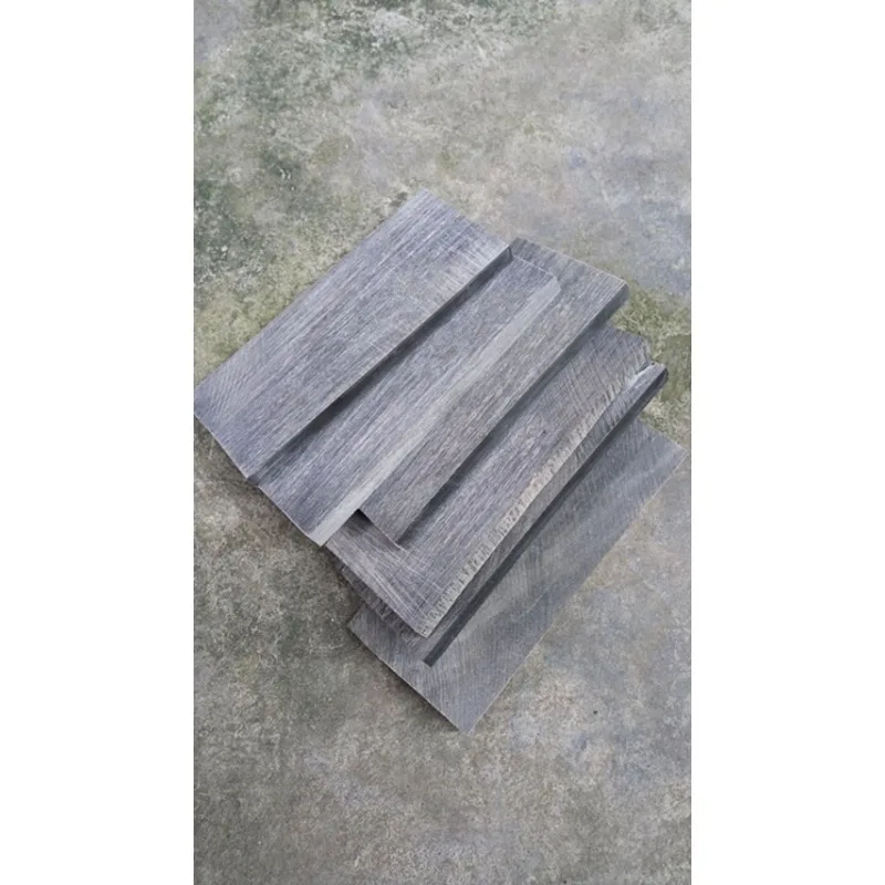 

2Pcs Natural Black Buffalo Horn Sheet Knife Blanks Plate Scales Handle Material