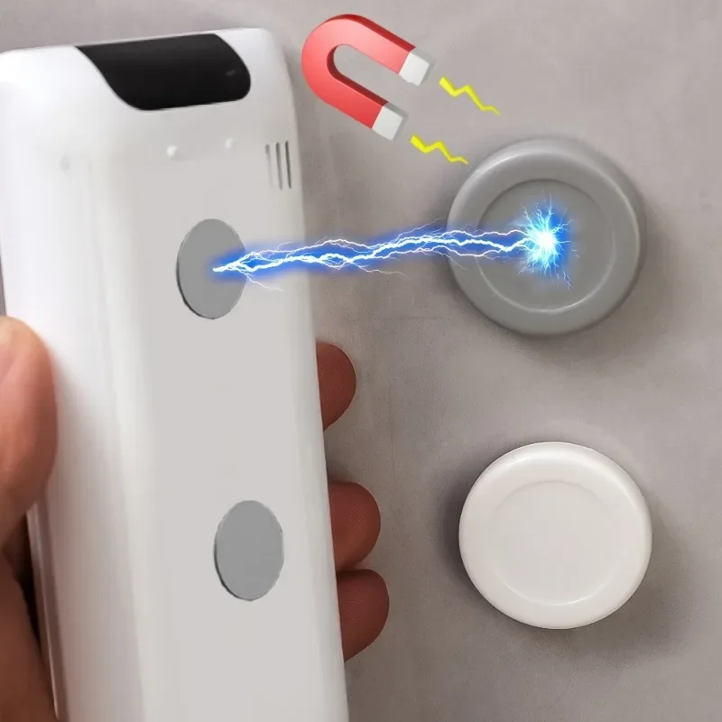 Magnetic Cable Organizer Self-adhesive Wall Mount Hook Refrigerator Sticker Fridge Remote Control Holder Home Organizer Hook