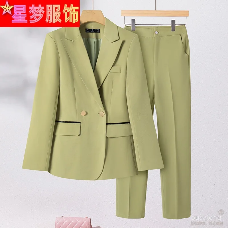 

Business Suit Women's Autumn and Winter Temperament Overall Suit Spring and Autumn Business Wear Formal Suit Work Clothes Fashio