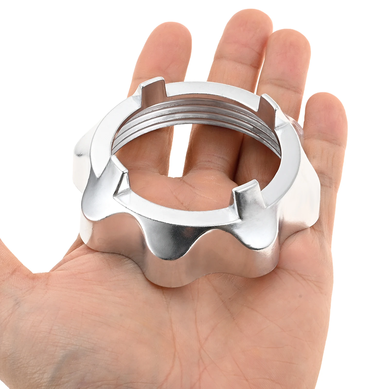 Meat Grinder Blade Nut Aluminium Alloy M6 2.5 Thread 7.9x2.9cm Clamp Kitchen Electric Mincer Spare Parts Durable Easy Install