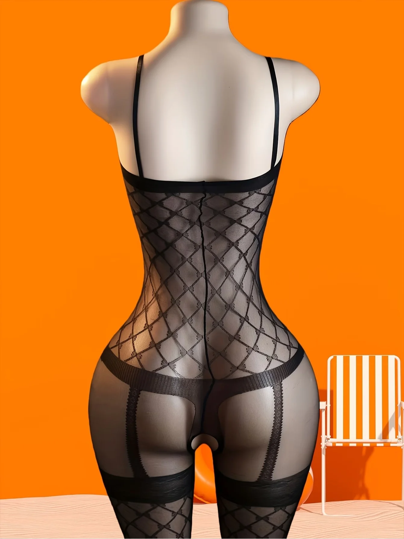 1-Pack: Women's Spring/Summer Fishnet Tights – Sexy Style; Perfect for Valentine's Day, Lingerie Parties, and Date Nights.