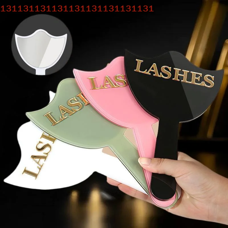 مرآة تمديد رموش احترافية مع مقبض للرموش الدقيقة وصالونات المكياج لتزيين فني الرموش صور الدعامة #1