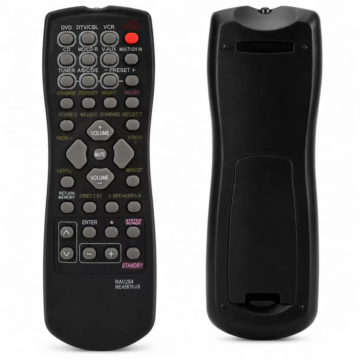 Replace For YAMAHA Home Theater Amplifier RAV22 Remote Controls RAV254 WE45870 RX-V340 RX-V390 HTR58 RX-V459 HTR-5930 HTR-5940