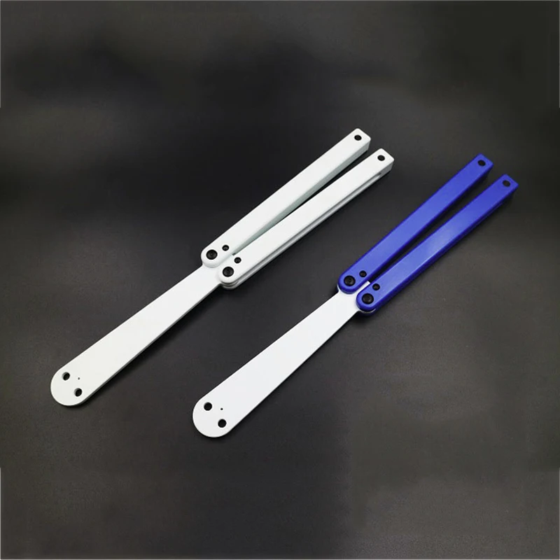 Imagem -02 - Xdyy-clone Squiddy Prática Faca Borboleta Plástico por Fazer a Barba Bolso Dobrável Edc Balisong Trainer