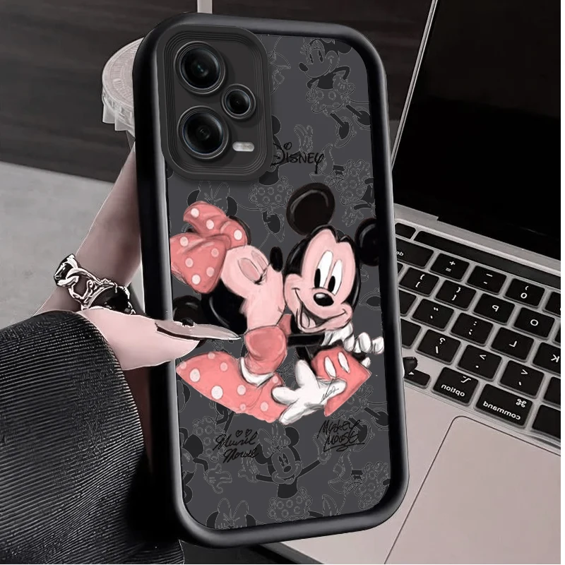 Disney mickey minnie cool für redmi k50 k40 k30 k20 12c 10c 9c 9at 9a ultra pro prime augen leiter telefon hülle