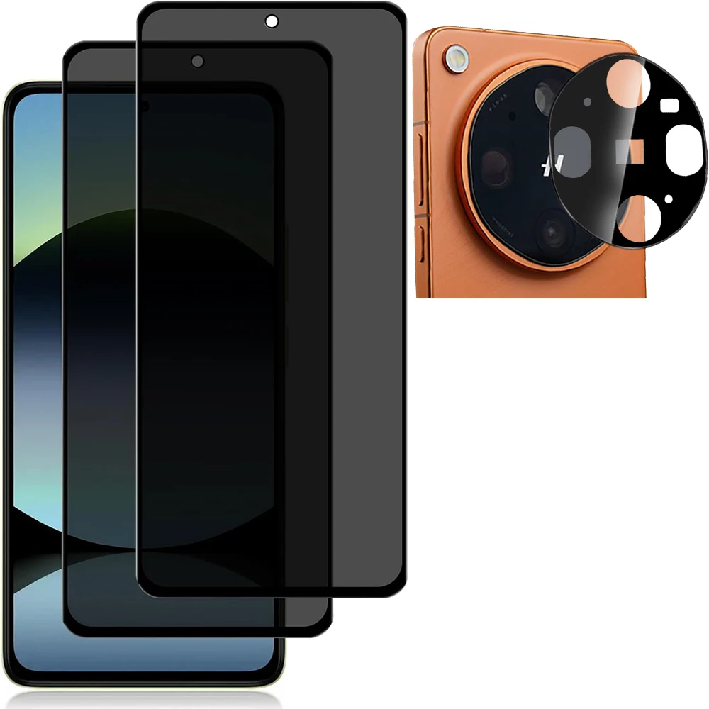 2.5D 9H Privacy Screen Protectors for Find X9 Ultra Anti-Spy