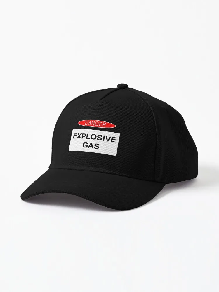 Danger Explosive Gas Baseball Cap Rave Christmas Hats Big Size Hat Hat For Girls Men's