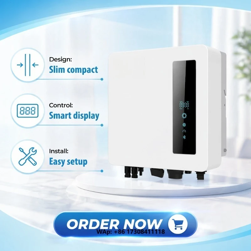 Various Types High Efficiency Single 3 Phase Wiff Low High Voltage Hybrid Solar Inverter Energy Storage Inverter