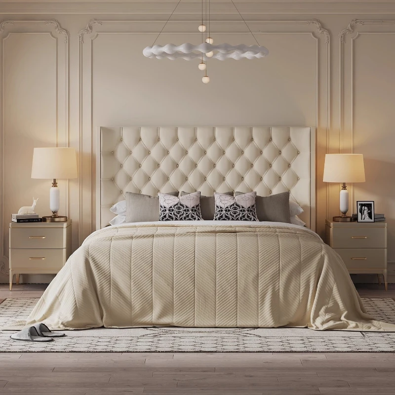 Modern Aesthetic Bed Unique Leg Support Double Luxury Bed Lounge Storage Space Cama De Lujo Para Dormitorio Home Furniture