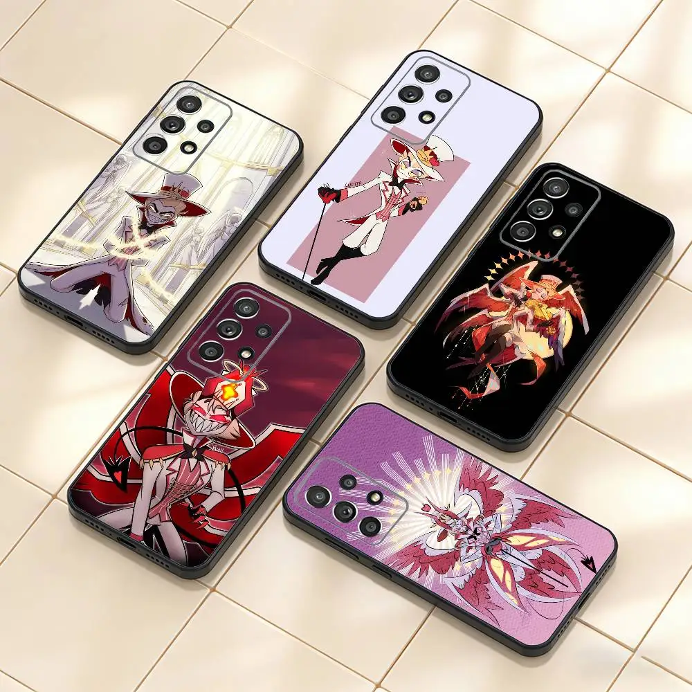 

Hazbin H-Hotel Lucifer Magne Phone Case For Samsung S25,S24,S21,S22,S23,S30,Ultra,S20,Plus,Fe,Note,10,9,5G Black Cover