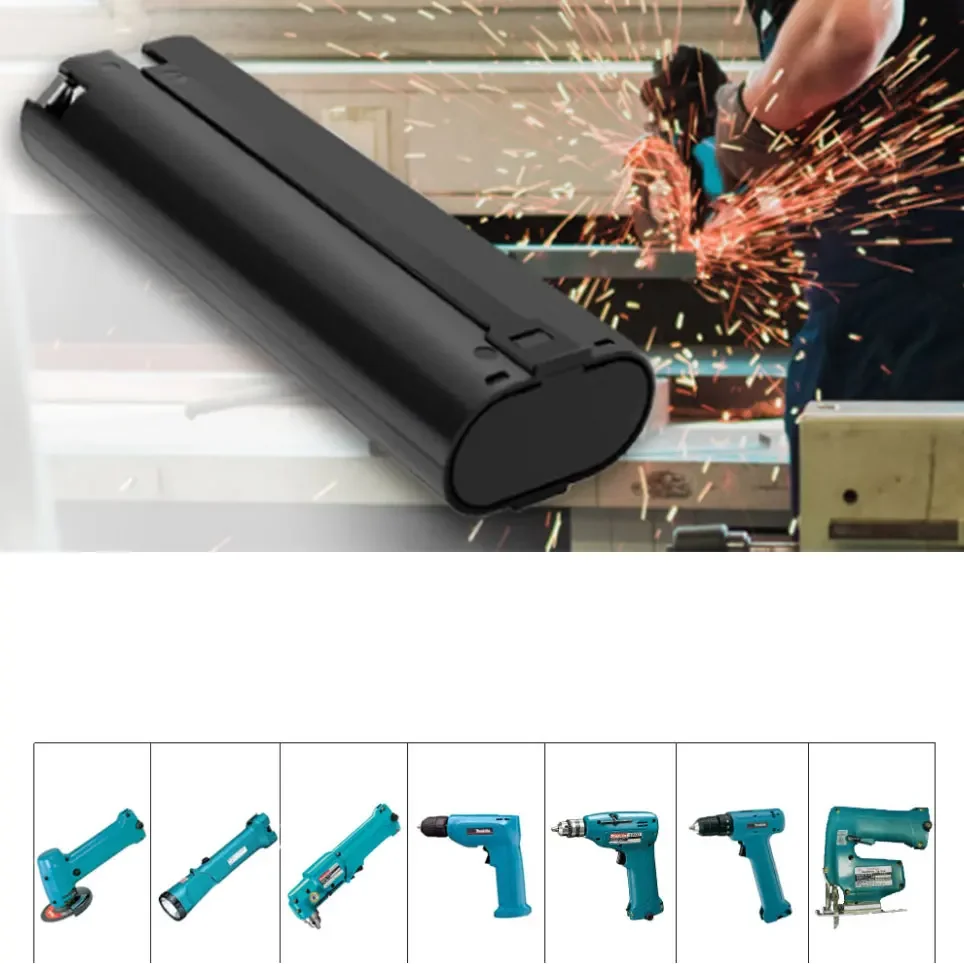 Makita 전동 공구 배터리, 3700D, 3700DW, 4071D, 4073D, 4307D, 4307DW, 4770D, 6002D, 6002DW, 6002DWK, 6010D, 7.2v