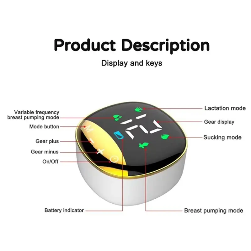 Bomba tira-leite bilateral elétrica portátil vestível, design integrado totalmente automático, operação mãos-livres indolor