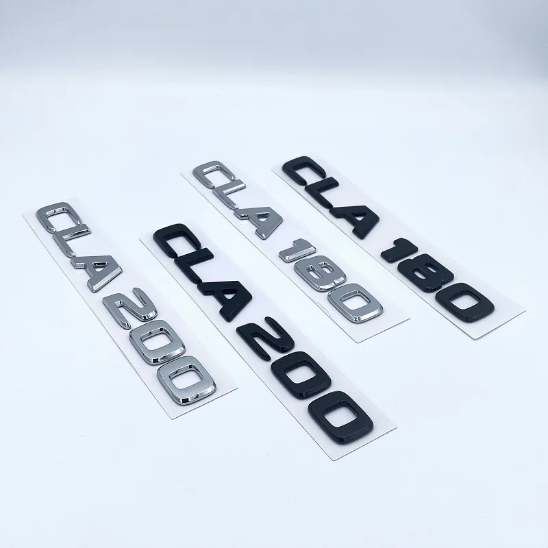 Chrome CLA250 + 4MATIC Rear Trunk Emblem Badge Set – Mercedes Replacement Decal