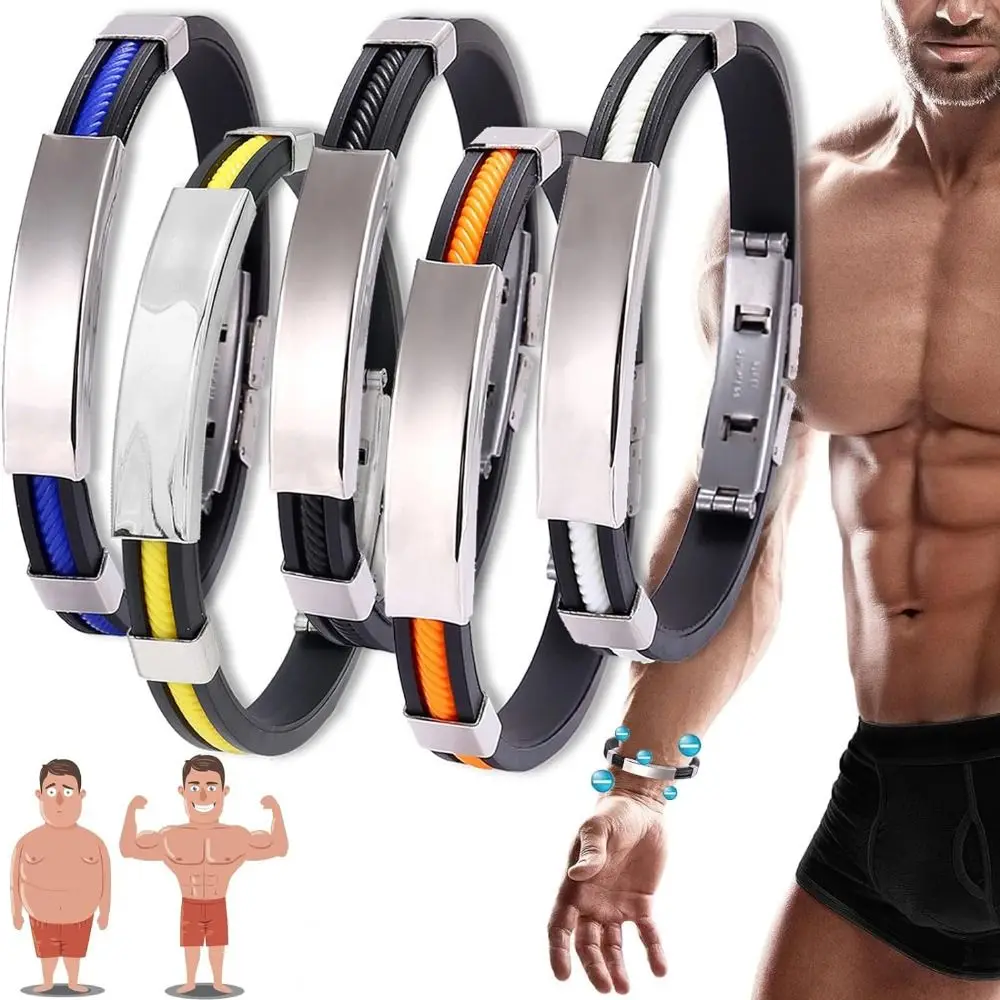 Boosts Metabolism Titanium Wristband Waterproof Increases the Metabolism of Carbs Ion Therapeutic Lympunclog Wristband